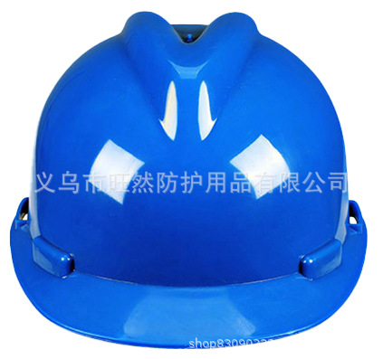 V型建筑工地ABS材质可印字安全帽 电力工程劳保防护头盔详情图3