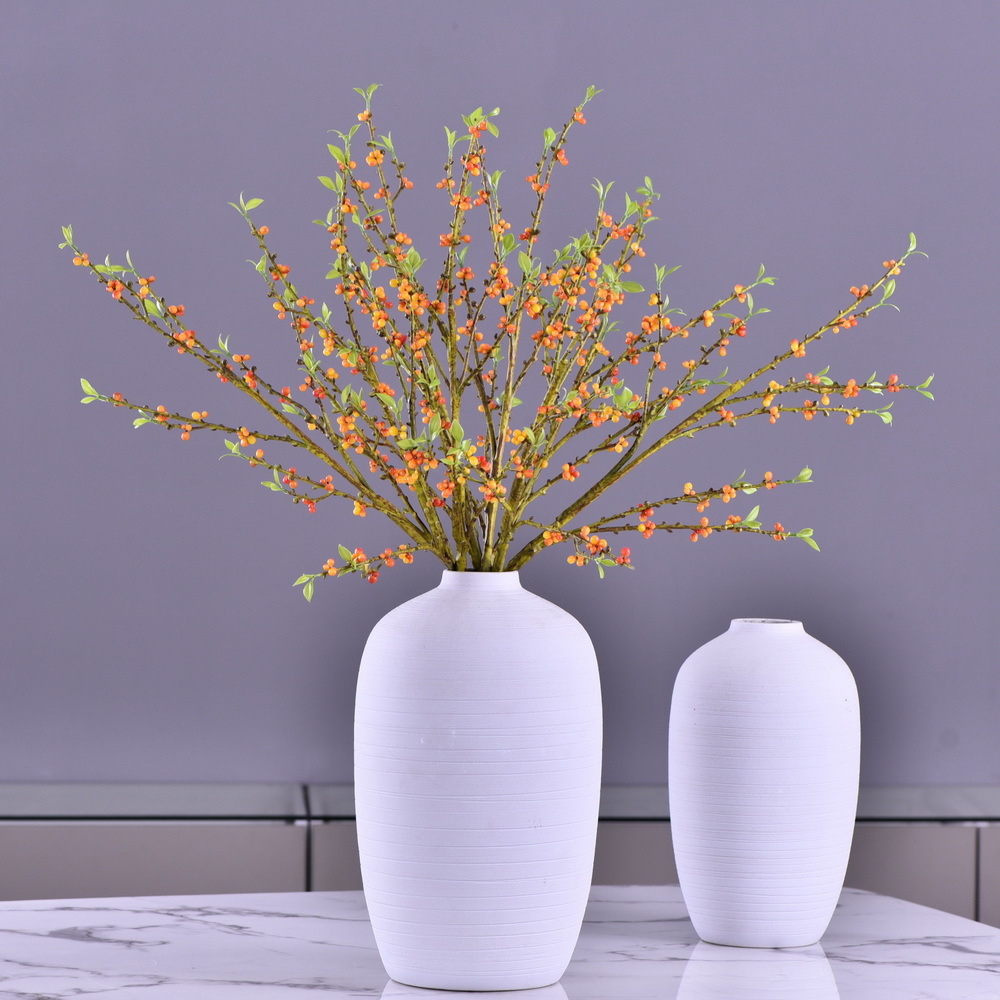 Dongli Flower Industry's simulated acacia fruit, small berries in a riot of colors, indoor table artificial flower arrangements, flower ornaments, wedding photography props Specification image