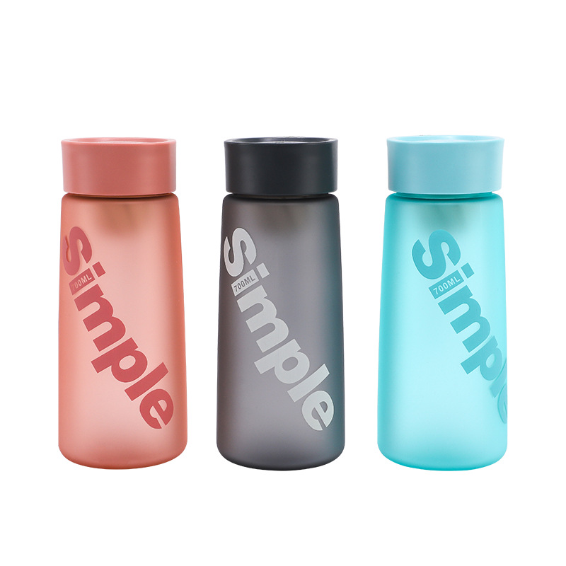 Portable plastic anti-drop tea cup for students, high-temperature resistant, direct drinking cup, fashionable sports water cup, large capacity for men and women Item Picture