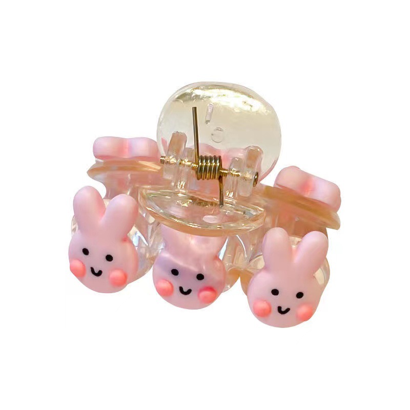 Korean children's cartoon clip hair accessory, little girl's hair won't be damaged, small clip for broken hair, hair clip headwear, baby hair updo Item Picture