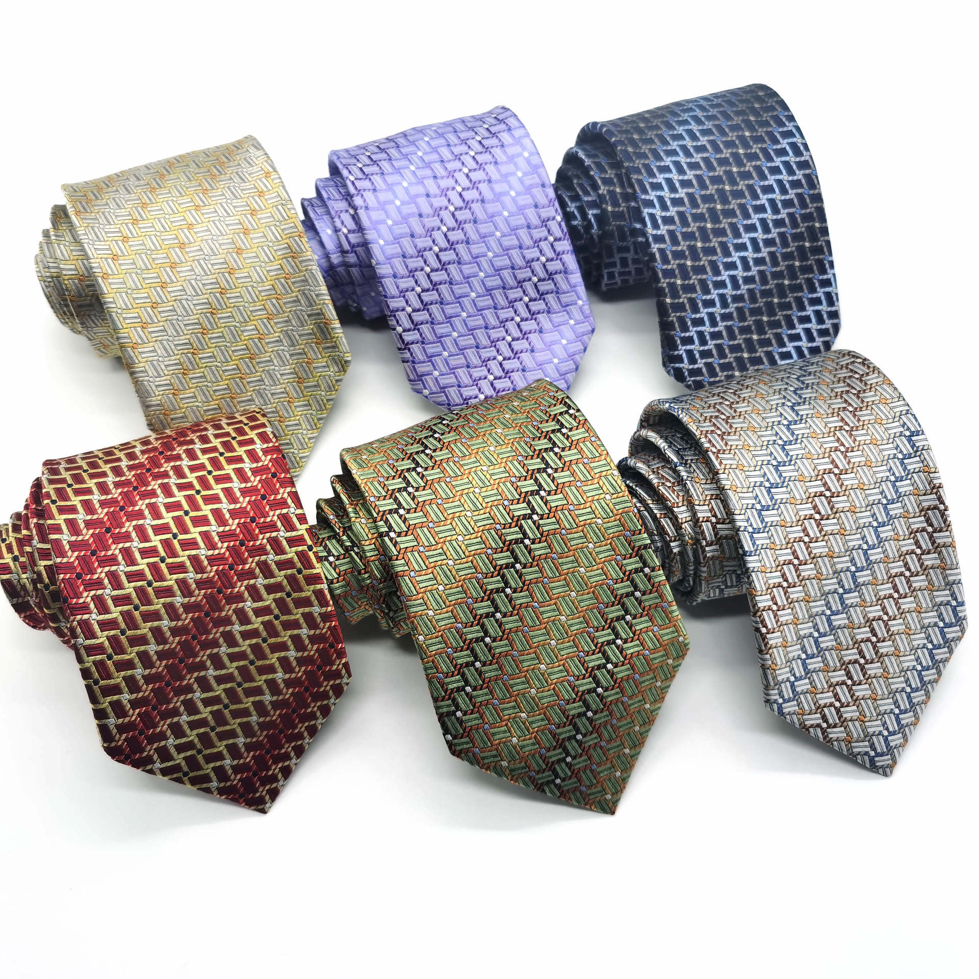 100% silk tie factory pattern customization men's business suit mulberry silk tie LOGO high-end customization Item Picture