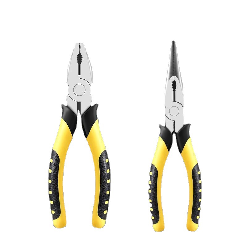 Multi-functional wire cutters, diagonal pliers, labor-saving hand pliers, electrician tools, pointed-nose pliers, household Item Picture