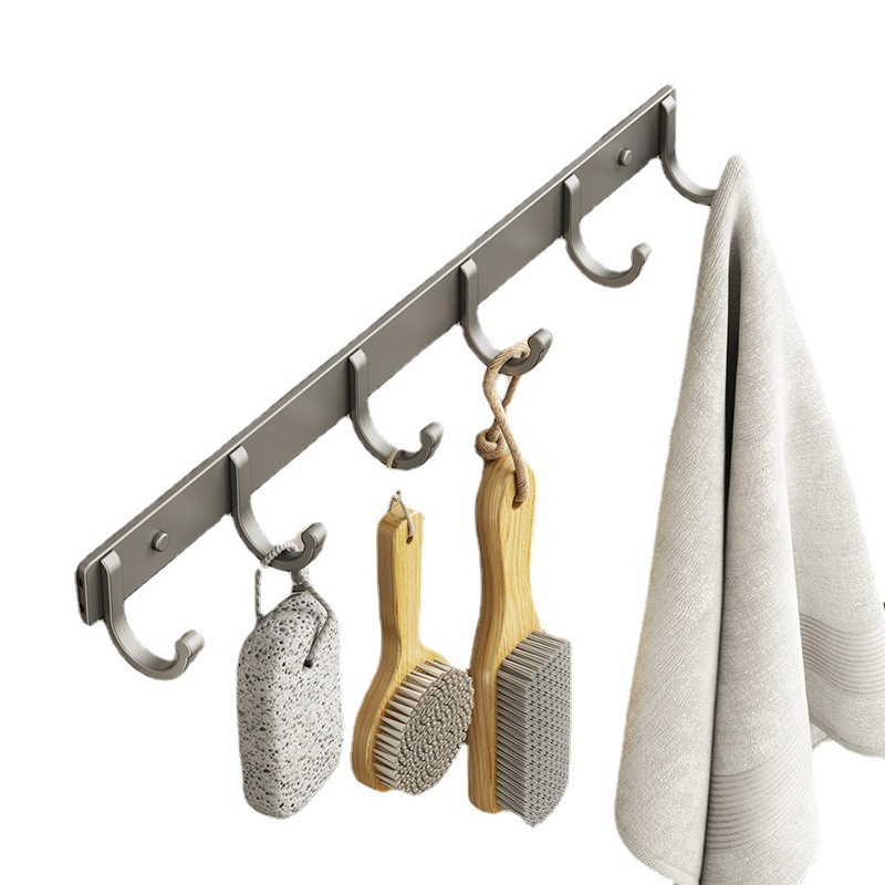 The manufacturer supplies non-drilling space aluminum coat hooks, wall-mounted row hooks, sticky hooks, clothing and hat hooks, and bathroom hooks Item Picture
