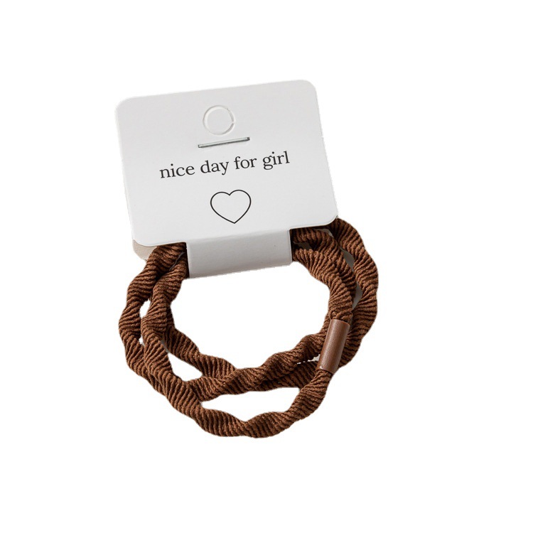 【 Exclusive Event 】 Buy 1 and get 5 cards with free shipping. Wholesale of high-end Korean hair ties, hair bands and hair accessories. Basic hair ties, pleated and wavy hair ties, leather bands. Physical store Item Picture