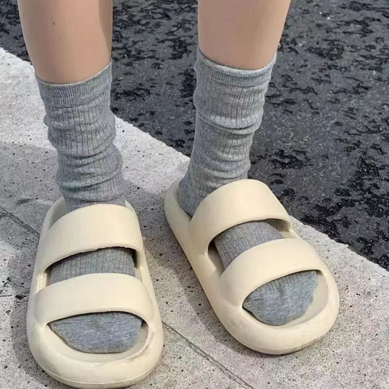 堆堆袜实物图