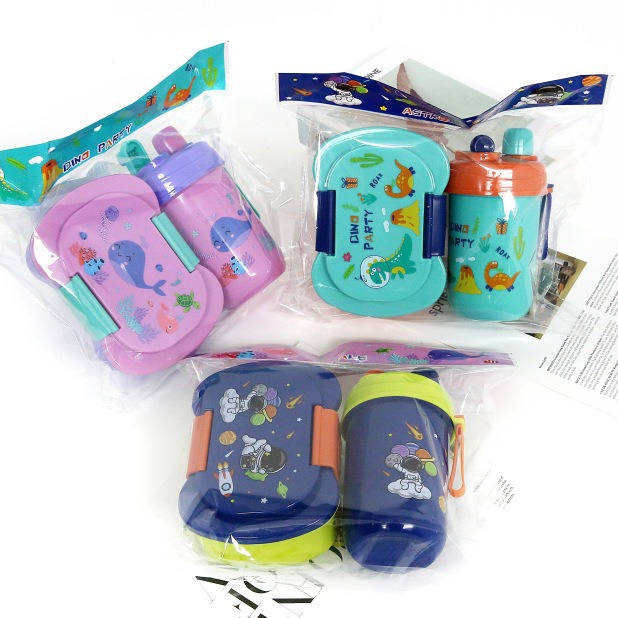 Single-layer compartments lunch box, student creative, children's and girls' plastic lunch box Application Scenario