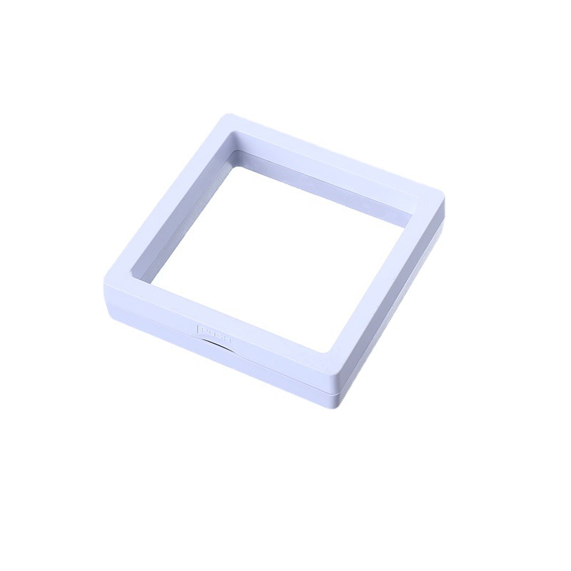 Creative anti-oxidation pe film jewelry box, portable transparent storage box, ring, earring, stud, suspended film organizing box Item Picture