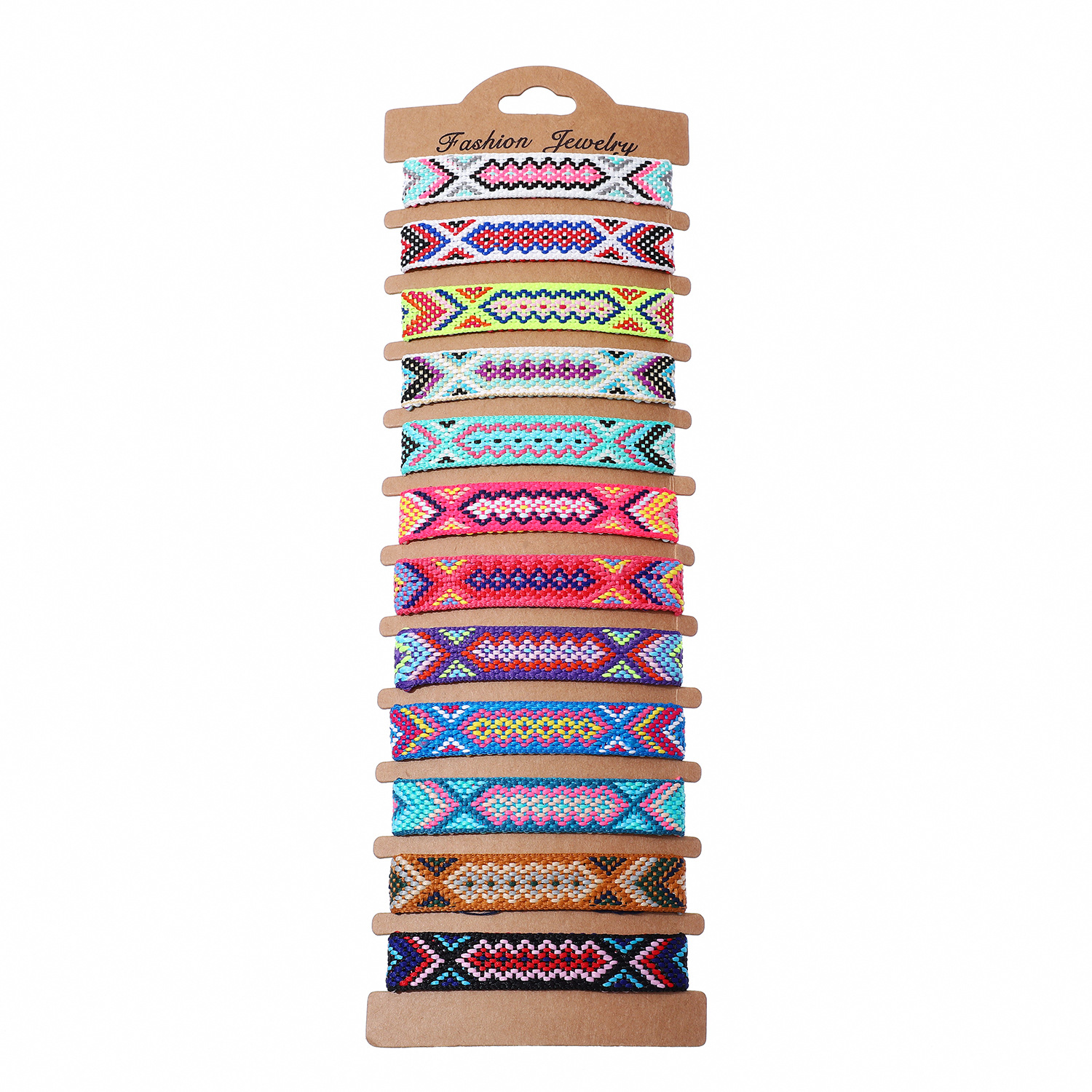 Cross-border European and American Bohemian style woven friendship bracelet women's factory in stock, ethnic style Nepalese bracelet set Application Scenario