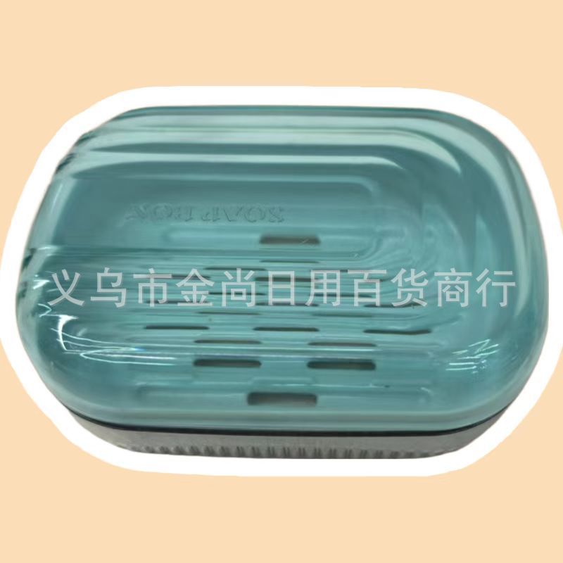 Home bathroom soap box storage box, bathroom storage soap box with cover, multiple colors available, washbasin soap box details Picture