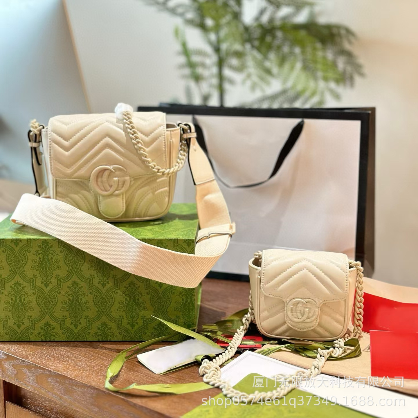 New macaron-colored g Family heart chain bag, mini marmont bag, tiger-head girl bag, Marmont Application Scenario