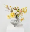 Nordic InS-style valley vase, irregular glass vase, high-end home living room decoration flower arrangement Item Picture