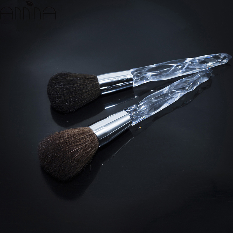 High appearance level crystal single wool imitation loose brush beauty acrylic contour brush Contouring brush beginner beauty worker Application Scenario