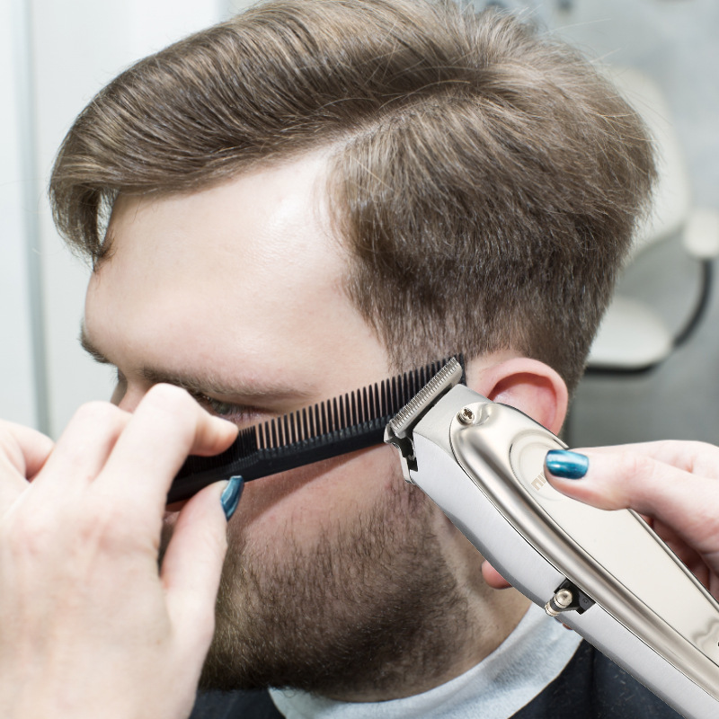 Wholesale of cross-border household portable clippers and hair clippers, professional hair salon electric clippers, metal hair clippers, oil clippers, NIKAI Specification image