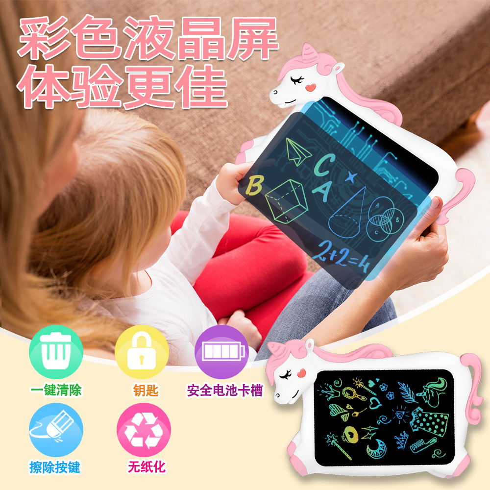 In 2023, 10-inch electronic LCD handwriting board, early education learning writing board, pressure-sensitive graffiti drawing board were the best-selling cross-border products details Picture