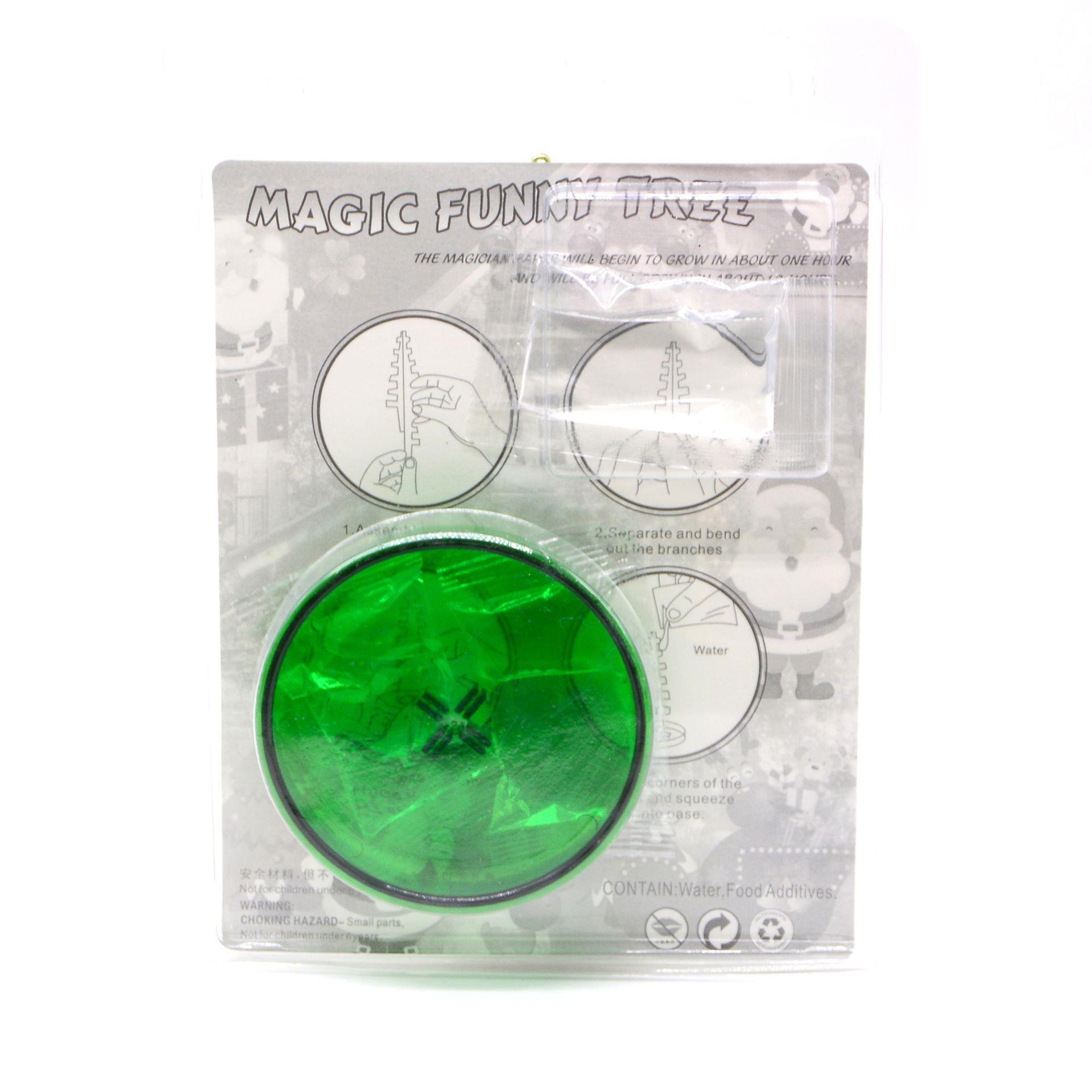 Factory supply: Children's DIY paper-based blooming magic Christmas tree, white tree, street stall supply: small commodities, stress-relieving toys Application Scenario