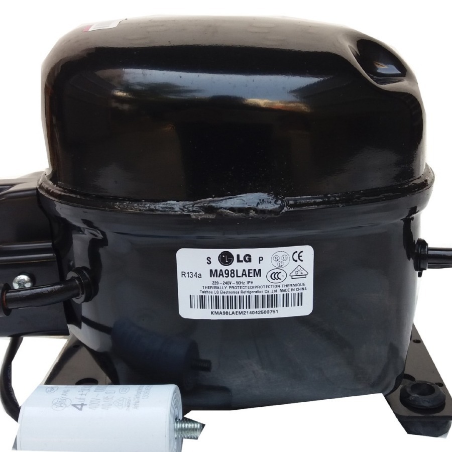 Original brand new LG double-door refrigerator compressor MA98LAEM LX125LAJM LQ86LAE refrigerant R134 Item Picture