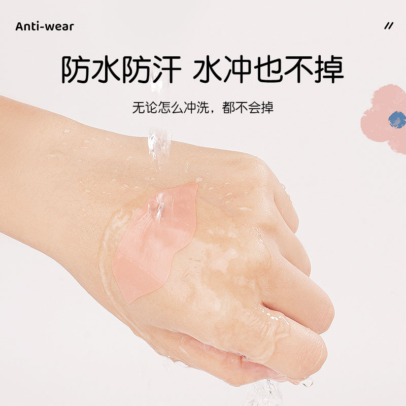 后跟贴实物图