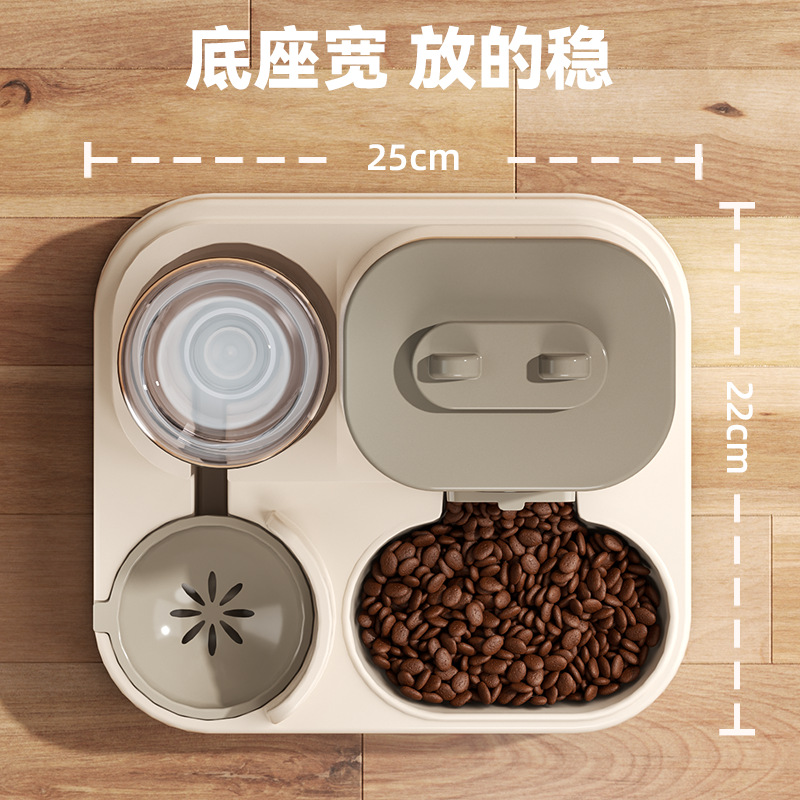 Wholesale of export pet feeders, cat feeding bowls, automatic water storage feeding bowls, dog feeding basins, water dispensers and tableware Specification image