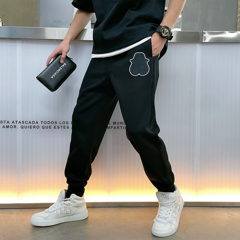Spring windproof, warm and stylish casual pants for both boys and girls, student trend ins casual monster tight-fitting long pants Application Scenario
