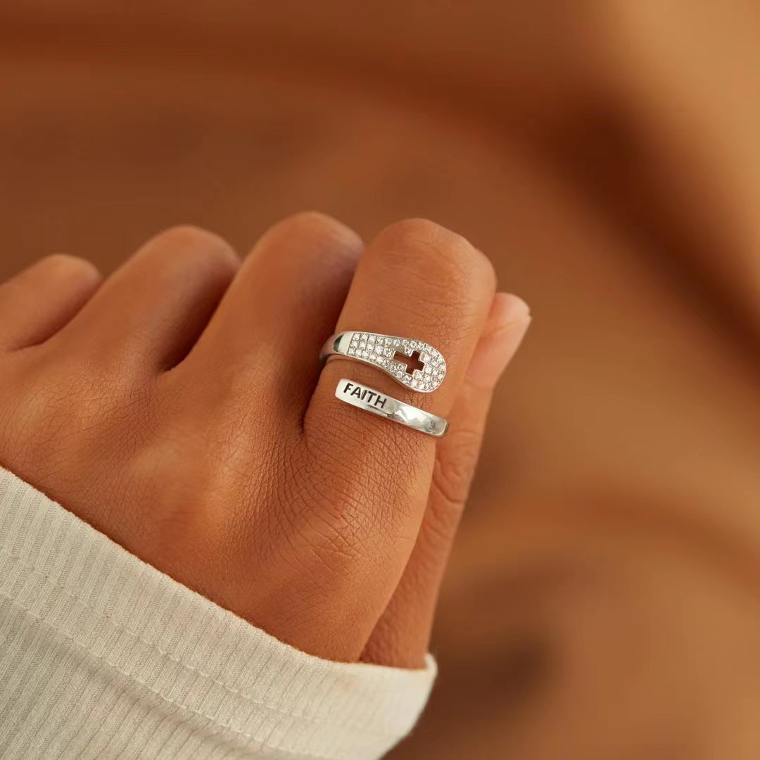 عبر الحدود، تم بيع الذهب الخالص S925 من الفضة، وخاتم الذهب الخالص من أزياء أزياء أزياء أزياء من أزياء أوروبا والأميركي Specification image