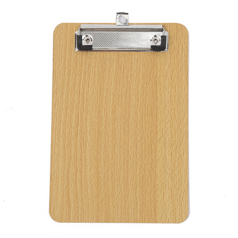 Wooden board clamp, folder, a4 writing board clamp, pad board, menu clamp, office stationery, file folder, meeting clamp, signature board Item Picture