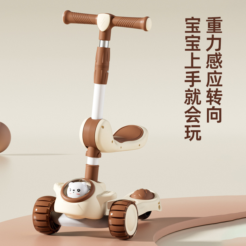 多功能童车/成人滑板车/滑滑车儿童卡通/婴儿车/八合一童车产品图
