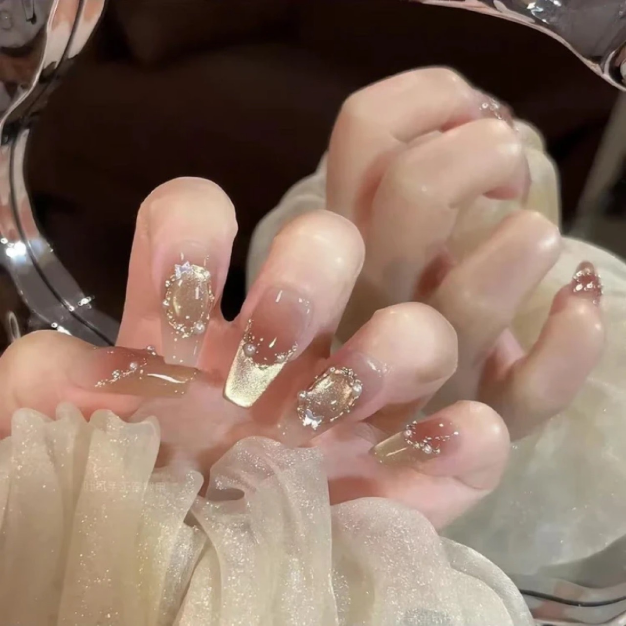 【 Paper Intoxication and Splendor 】 Pure handcrafted wearable armor, simple blush, slanted, high-end whitening, detachable wearable armor Specification image