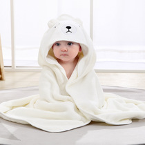 Baby hooded cloak bath towel