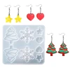Proud and confident silicone mold Christmas earrings necklace Silicone mold Amazon bestseller Star Christmas Tree Item Picture
