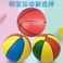 儿童玩具篮球PVC玩具弹力球充气划线篮球足球三色球6-35cm图