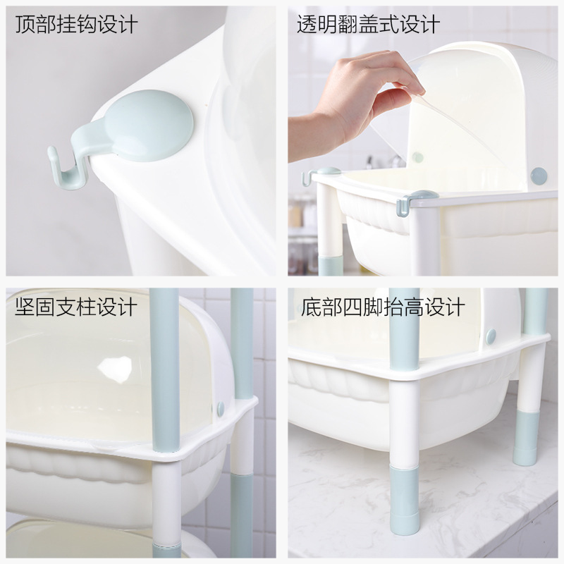 Dust-proof storage and organization rack details Picture