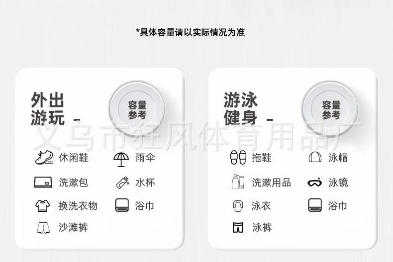 可束口篮球包大学生运动训练干湿分离收纳包旅行大容量双肩包详情4