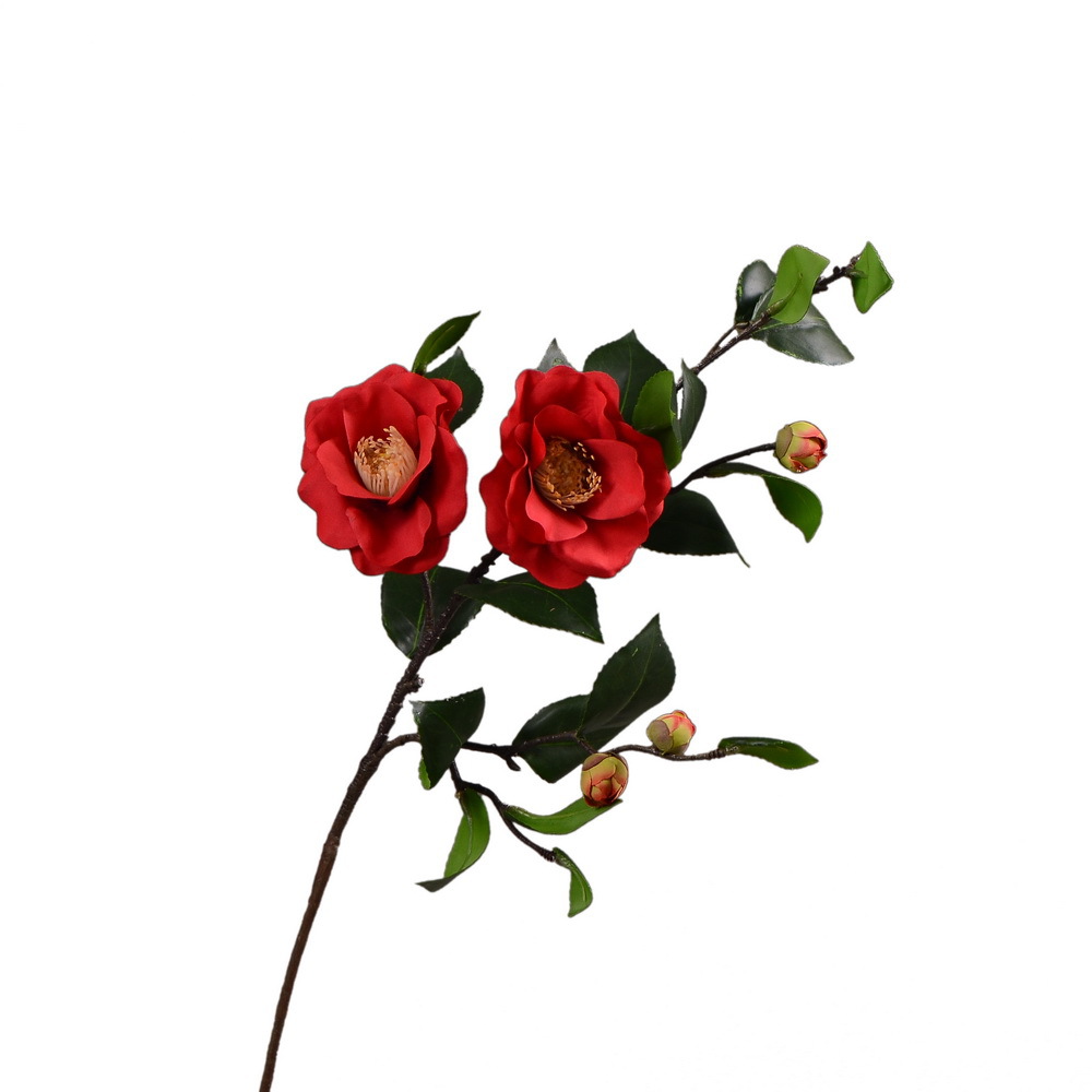 High-end artificial camellia wholesale from the original factory, ins home, hotel, banquet table flowers, cross-border Item Picture