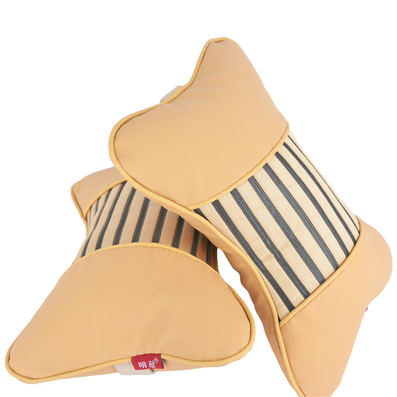 Wholesale car headrests and cushions, car seat comfort neck protectors, a pair of bone pillows, car interior products details Picture