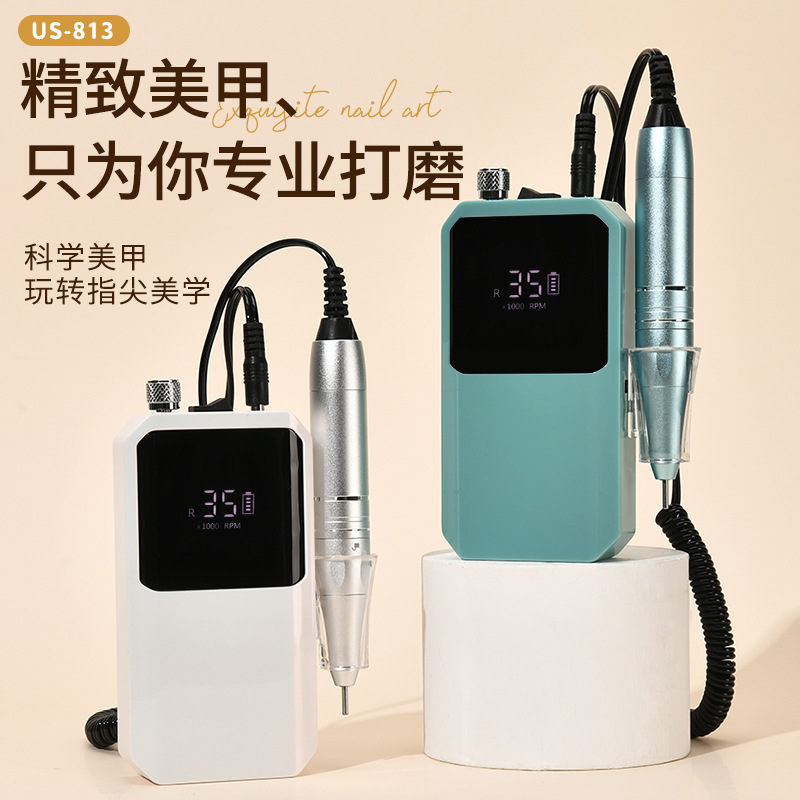 Cross-border e-commerce nail polish grinding machine, nail removal, electric nail trimming, dead skin removal, nail salon tools Application Scenario