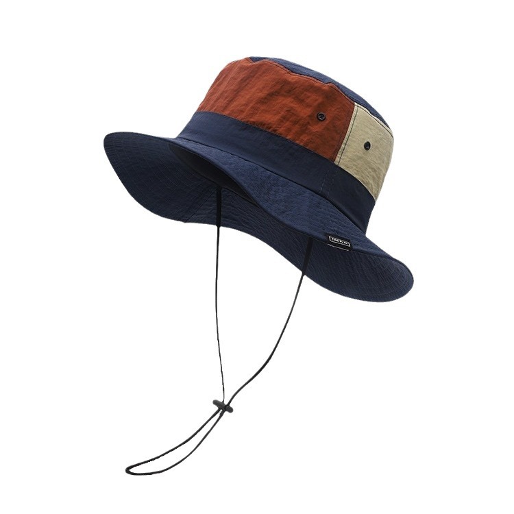 Summer New Japanese Combination Color Sunscreen Fisherman Hat Women Quick Dry Everything Can Be Accommodated Outdoor Mountaineering Tourism Visor Item Picture