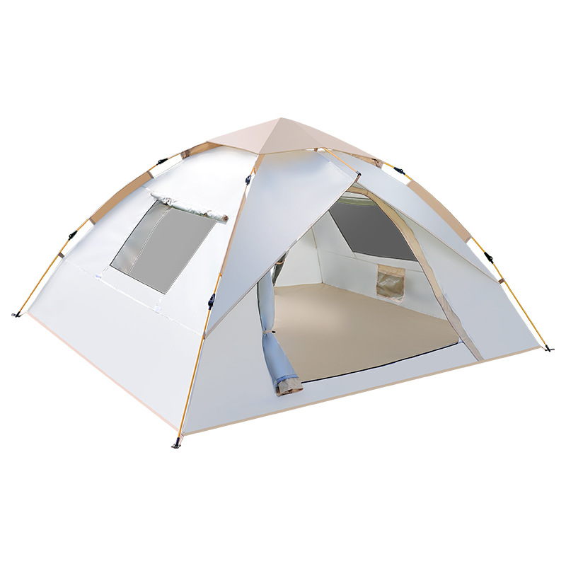 Outdoor folding portable camping equipment for the wild, complete set for overnight camping, thickened, fully automatic one-button opening and closing Item Picture