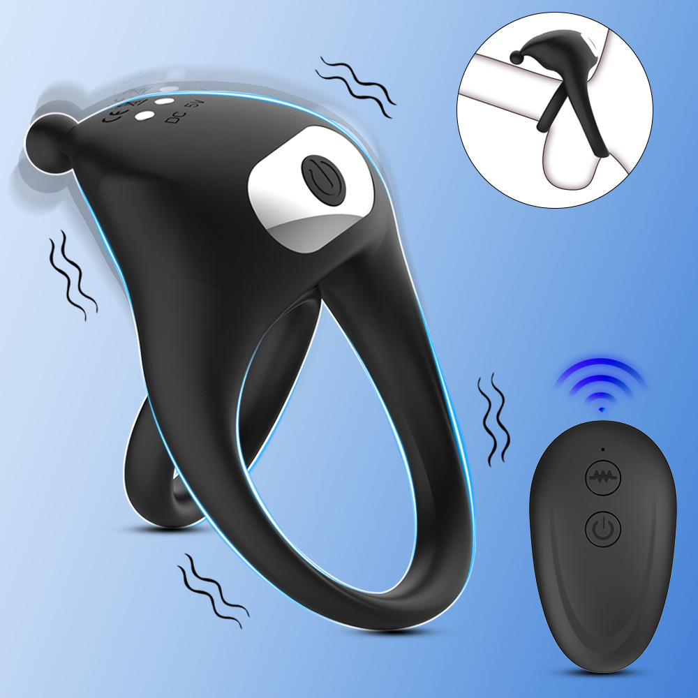 Wireless remote control of Darth Vader Lock Spirit Ring Resonance stimulation for flirting between men and women vibration ring full figure
