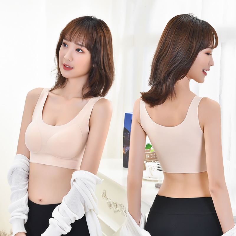 Nana The Same Underwear A Piece Of Seamless Beauty Back Sleep Yoga Sports Vest Thin Girl Bra Without Underwire Application Scenario