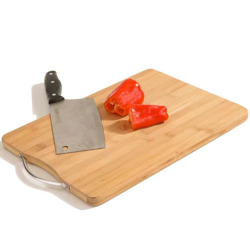 Wan Xin Jia Affordable Technology Bamboo Chopping Board Thickness 2.0Cm Cutting Vegetables Cutting Meat Bamboo Chopping Board Home Chopping Board Rod Surface Cutting Board Item Picture