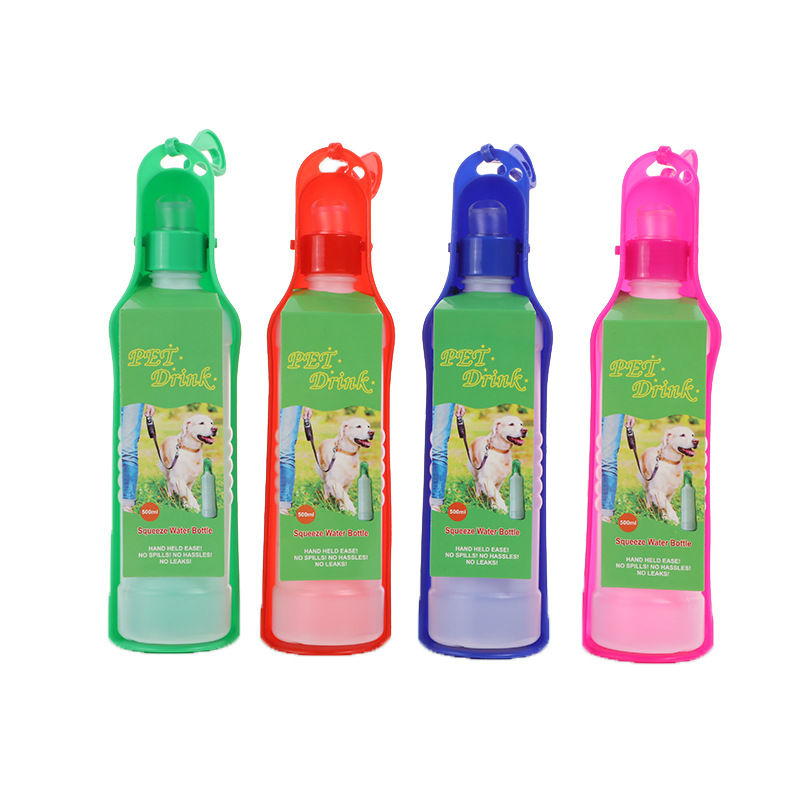 Pet supplies, outdoor simple water cups for export, dog outdoor water bottles, automatic water feeders, wholesale of dog supplies Item Picture