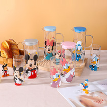 Glass cold water bottle set