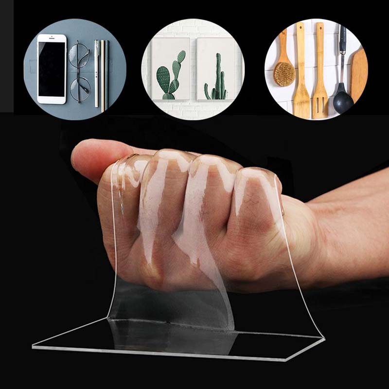 Manufacturers Of Nanotape Traceless Transparent Magic Tape Strong 10,000 Times Washing Nano Double-Sided Adhesive Acrylic Wholesale Application Scenario