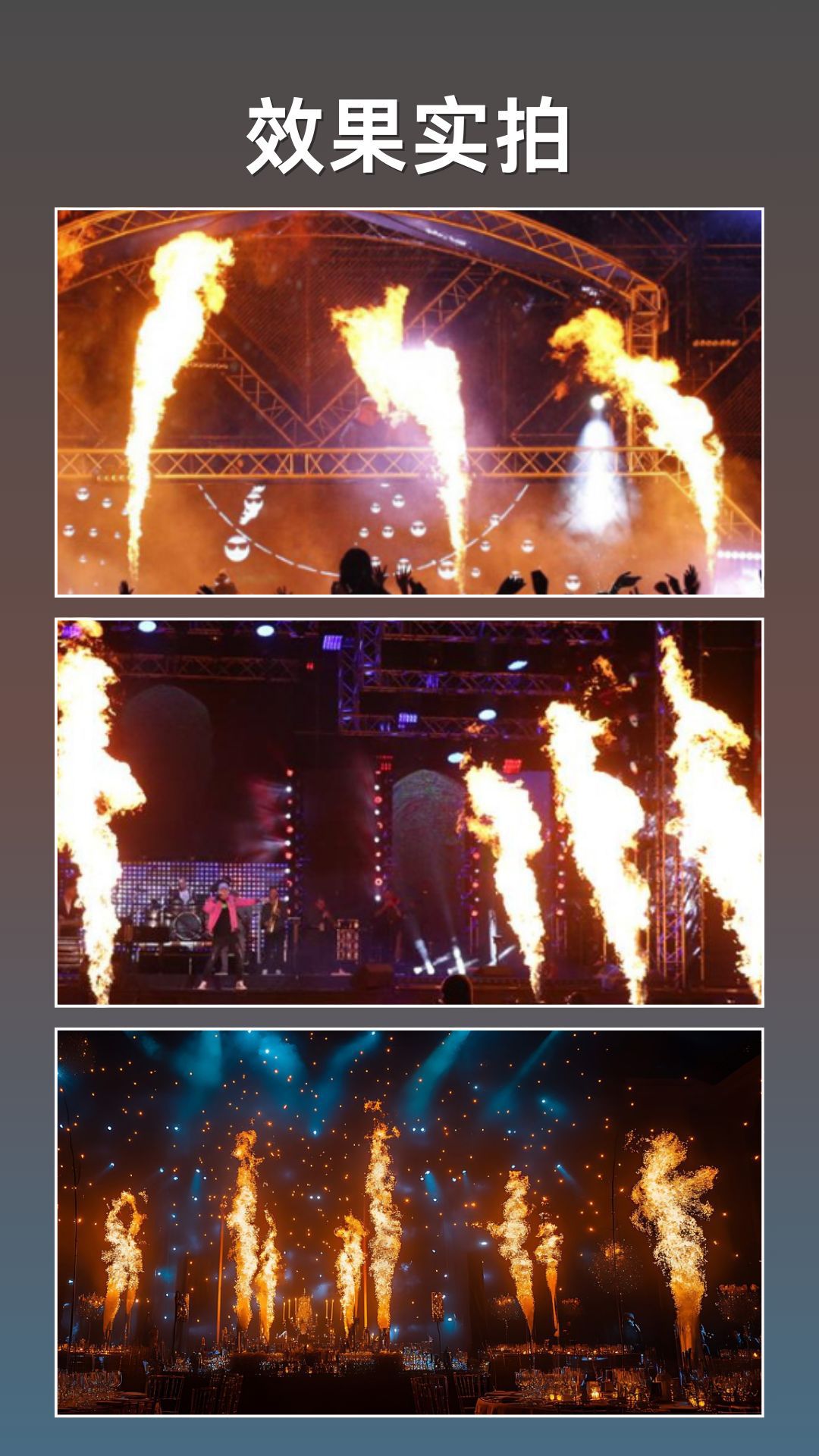 The dmx512 remote-controlled fire column machine is a stage equipment for fire special effects in bars and nightclubs pic 11