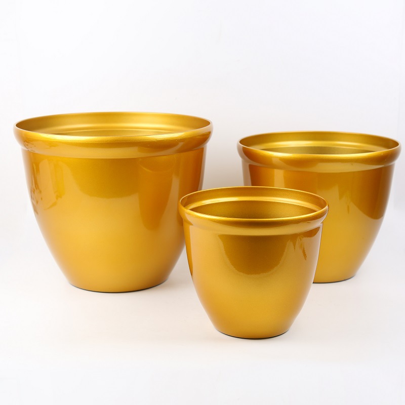 Antique paint drawing plastic flower pot for home decoration Yiwu wholesale factory Garden balcony basin hotel plant pot antique paint drawing plastic flower pot for home decoration Long Dashen garden flower pot Specification drawing