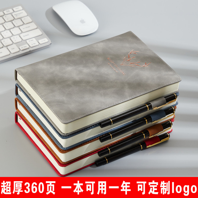 a5笔记本b5本子学生礼品作业本记事本套装超厚日记本商务手账本