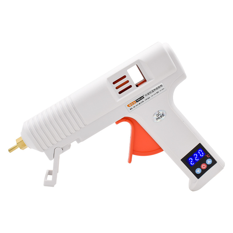 The 120w digital display hot melt glue gun is a versatile tool for waterproofing, leak repair, hot melt joint repair, and bonding of hardware and plastic Item Picture