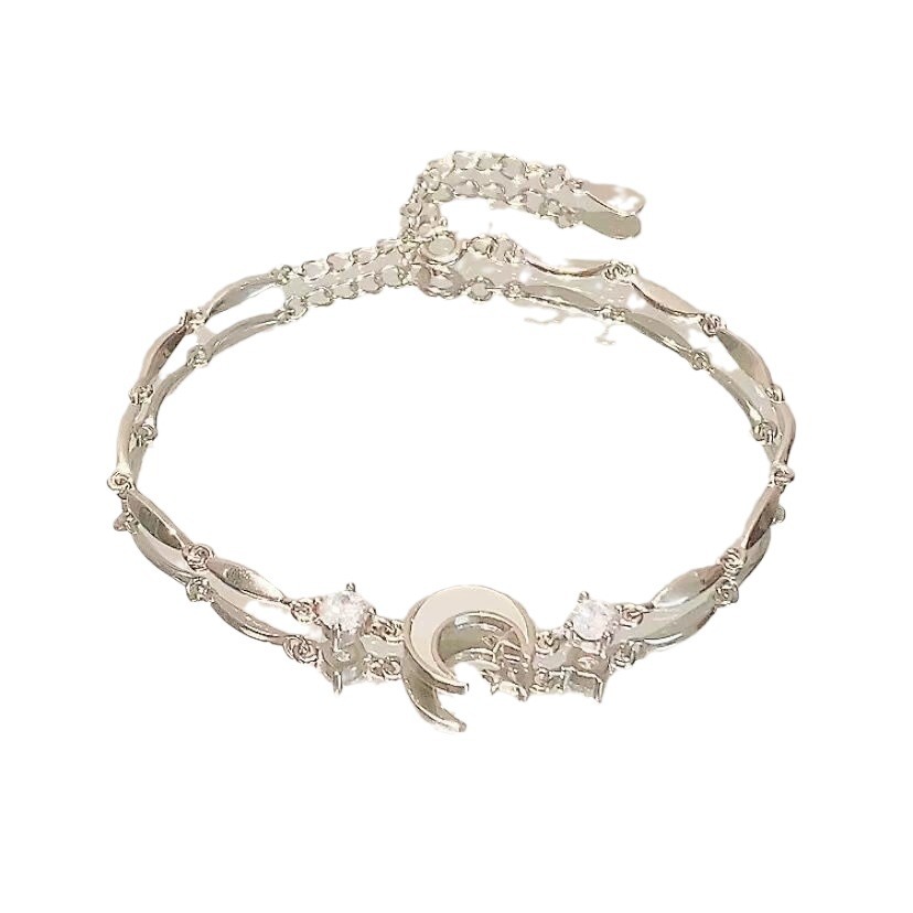 Brazalete sakura arco nicho ligero extravagancia alta clase rosa circonitas claro sentido frío mejor amiga mano decoración tendencia pulsera Item Picture