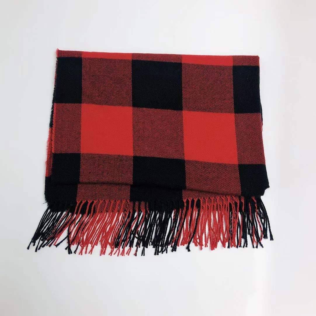 Fabricante personalizado imitación cachemira doble color clásico tartan europa y américa moda callejera fenda capa otoño invierno borla capa Application Scenario
