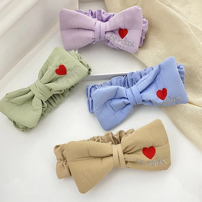 Melting love drape design feeling hair act the role ofing rope bowknot pure color tie hair hair rope headdress multicolor optional thumbnail